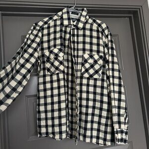 Classic Checkered Men's Shirt Jacket